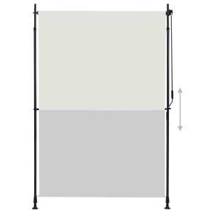 Jaluzea tip rulou de exterior, crem, 150 x 270 cm - Img 3
