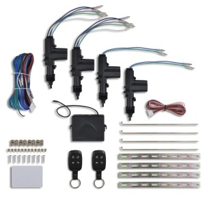 Kit inchidere centralizată auto cu 2 telecomenzi, 4 motorașe, 12V