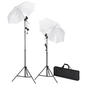 Kit studio foto cu fundal, lămpi și umbrele - Img 3