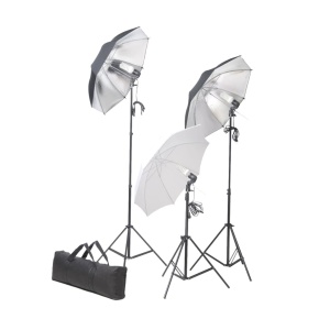 Kit studio foto cu set de lumini și fundal - Img 4