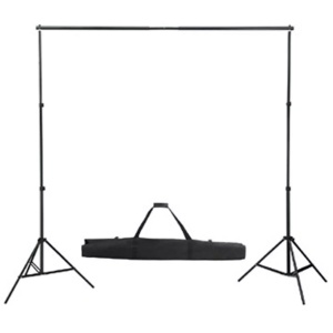 Kit studio foto, fundal negru, 600 x 300 &amp; lumini - Img 8