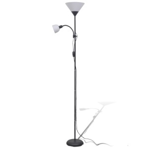 Lampă de podea, negru - Img 2