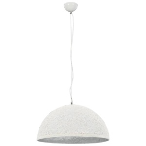 Lampă suspendată, alb și argintiu, Ø50 cm, E27 - Img 4