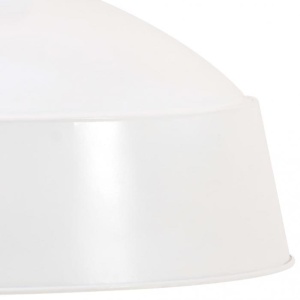 Lampă suspendată industrială, alb, 42 cm, E27 - Img 5
