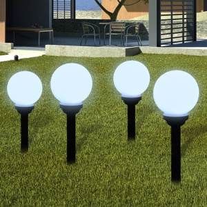 Lămpi de exterior pentru alee LED 8 buc. 15 cm, cu țăruș de sol - Img 2