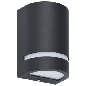 Lămpi de perete pentru exterior 2 buc. negru 35 W semirotund - Img 3
