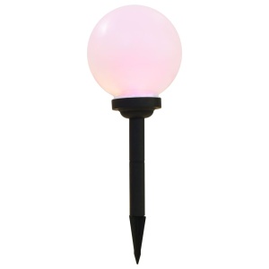 Lămpi solare de exterior, 6 buc., 20 cm, RGB, sferic, LED - Img 8