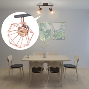 Lustră cu 2 becuri LED cu filament, 8 W - Img 2