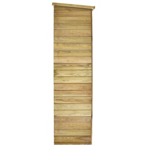 Magazie unelte de grădină, 123x50x171 cm, lemn pin tratat - Img 6