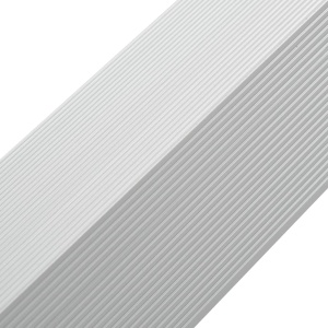 Margini cornier pentru podea 5 buc. argintiu 170 cm aluminiu - Img 5