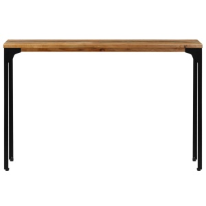 Masă consolă, 120x35x76 cm, lemn masiv reciclat - Img 3