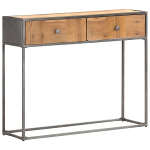 Masă consolă, 90 x 30 x 75 cm, lemn masiv reciclat - Img 6