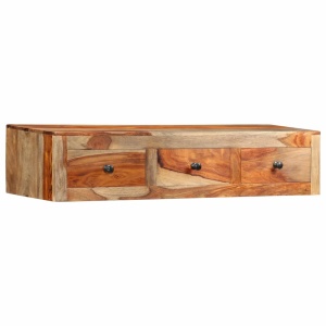 Masă consolă de perete, 100x25x20 cm, lemn masiv de sheesham - Img 10