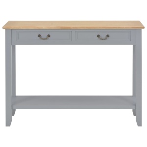 Masă consolă, gri, 110 x 35 x 80 cm, lemn - Img 3