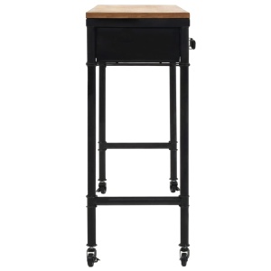 Masă consolă, MDF și lemn de brad, 100 x 33,5 x 80 cm - Img 4