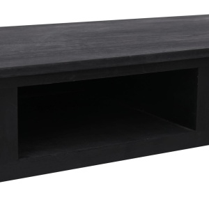 Masă consolă, negru, 110 x 45 x 76 cm, lemn - Img 7