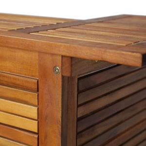 Masă de bar, 110 x 50 x 105 cm, lemn masiv de acacia - Img 7