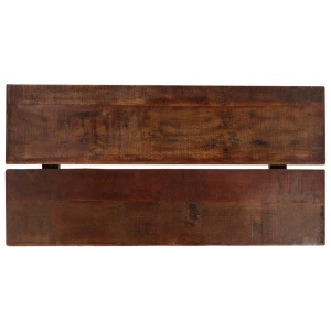 Masă de bar Lemn masiv reciclat Maro inchis 150x70x107 cm - Img 3