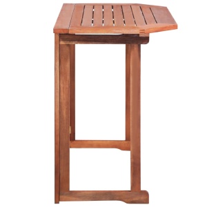 Masă de bistro, 90 x 50 x 75 cm, lemn masiv de acacia - Img 4