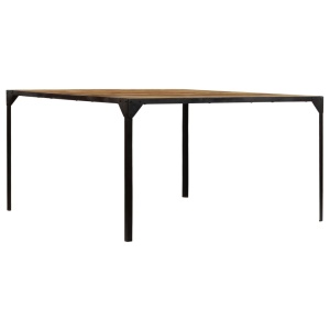 Masă de bucătărie, 140 x 140 x 76 cm, lemn masiv de mango - Img 4