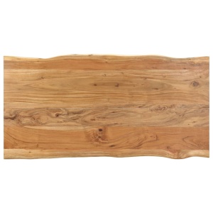 Masă de bucătărie, 140 x 70 x 76 cm, lemn masiv de acacia - Img 4