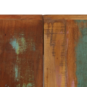 Masă de bucătărie, 140x70x75 cm, lemn masiv reciclat - Img 6