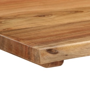 Masă de bucătărie, 160 x 80 x 76 cm, lemn masiv de acacia - Img 8