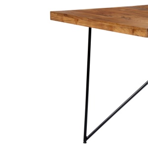 Masă de bucătărie, 180 x 90 x 76 cm, lemn masiv de acacia - Img 8