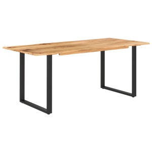 Masă de bucătărie, 180 x 90 x 76 cm, lemn masiv de acacia - Img 2