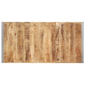 Masă de bucătărie, 200x100x75 cm, lemn masiv mango nefinisat - Img 4