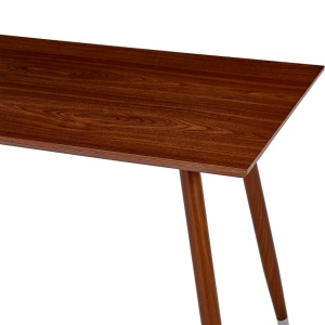 Masă de bucătărie, maro, 120x60x74 cm, MDF - Img 6