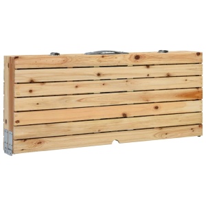 Masă de camping pliabilă cu 4 scaune, oțel și aluminiu - Img 6