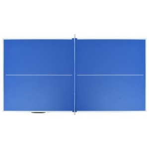 Masă de ping pong cu fileu, albastru, 152 x 76 x 66 cm - Img 5