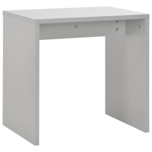 Masă de toaletă cu oglindă și taburet, gri, 104x45x131 cm - Img 7