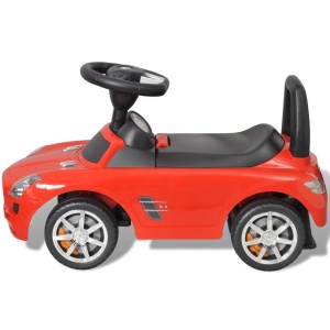 Mașină pentru copii fără pedale Mercedes Benz Roșu - Img 4
