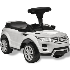 Mașină pentru copii Land Rover 348, de condus, cu muzică, alb