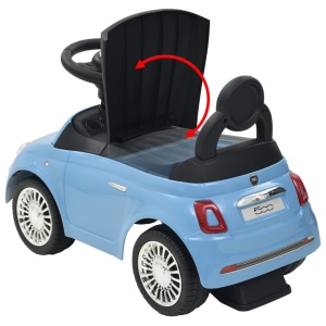 Mașinuță fără pedale Fiat 500 albastru - Img 9