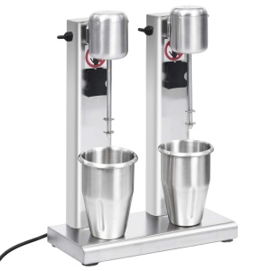 Mixer de milkshake cu 2 vase, oțel inoxidabil, 2 L - Img 4