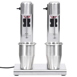 Mixer de milkshake cu 2 vase, oțel inoxidabil, 2 L - Img 8