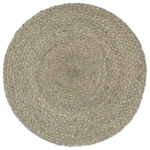 Naproane, 6 buc., gri, 38 cm, rotund, iută - Img 2