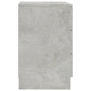 Noptiere, 2 buc., gri beton, 38 x 35 x 56 cm, PAL - Img 6