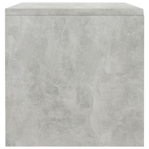 Noptiere, 2 buc., gri beton, 40 x 30 x 30 cm, PAL - Img 5