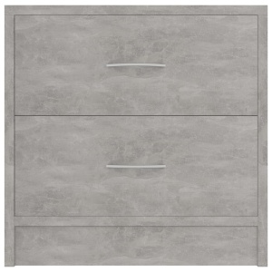 Noptiere, 2 buc., gri beton, 40 x 30 x 40 cm, PAL - Img 7