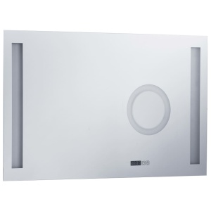 Oglindă cu LED de perete de baie cu senzor tactil, 100x60 cm - Img 3