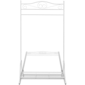 Organizator imbrăcăminte, oțel, alb - Img 2