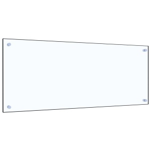 Panou antistropi bucătărie transparent 100x40cm sticlă securiz. - Img 2