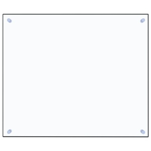Panou antistropi bucătărie transparent 70x60cm sticlă securiz. - Img 3