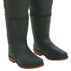 Pantaloni de vânătoare cu cizme, verde, mărime 38 - Img 5