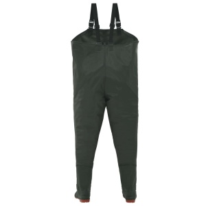 Pantaloni de vânătoare cu cizme, verde, mărime 40 - Img 4