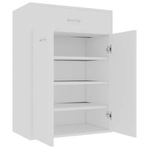 Pantofar, alb, 60 x 35 x 84 cm, PAL - Img 5